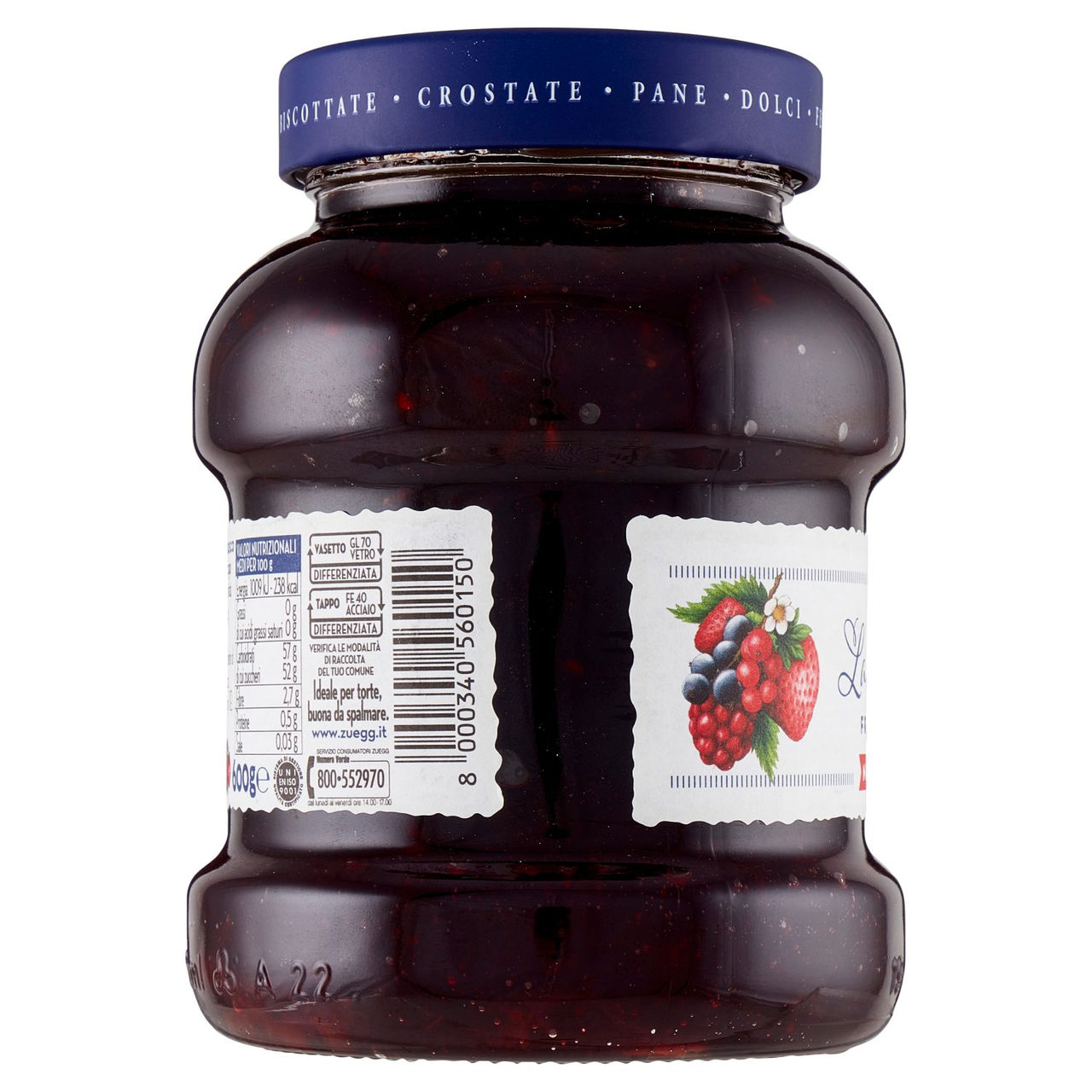 Zuegg La Pasticcera Frutti di Bosco 600 g
