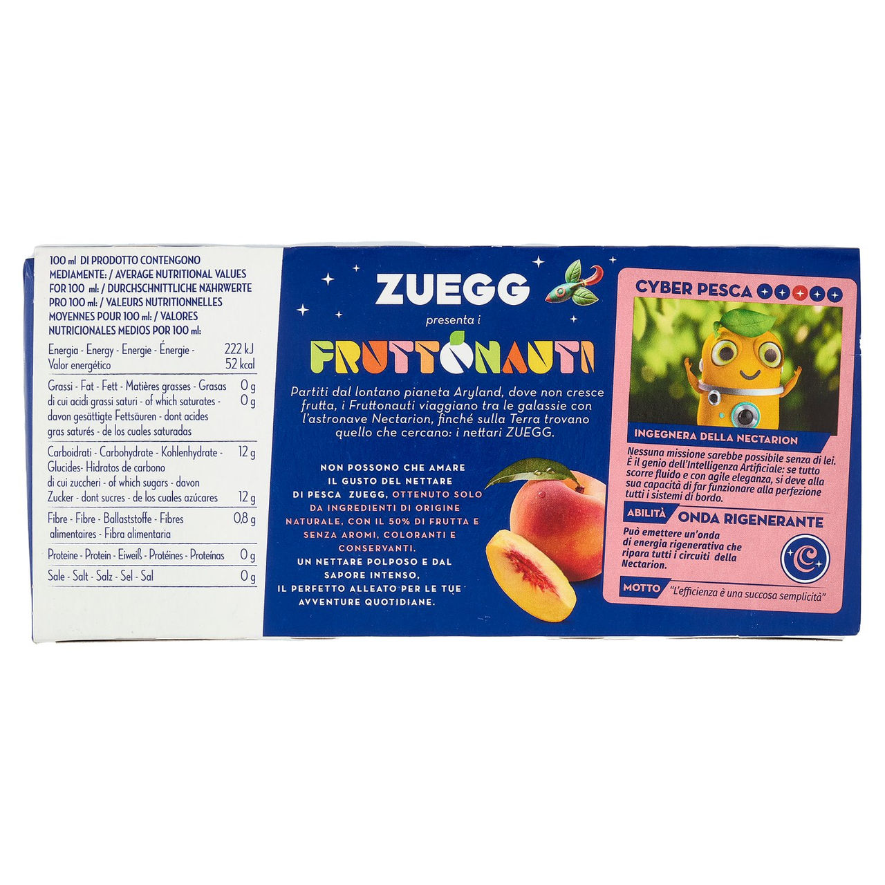 Zuegg Nettare di Pesca 3 x 200 ml
