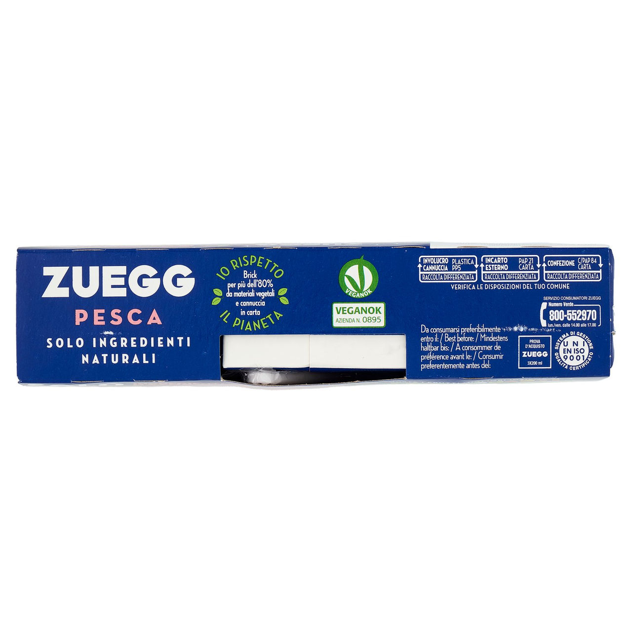 Zuegg Nettare di Pesca 3 x 200 ml