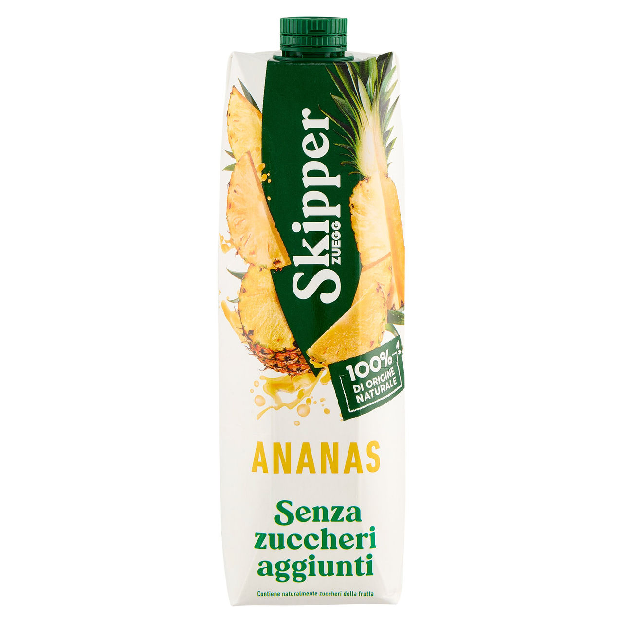 Zuegg Skipper No Zuccheri Aggiunti Succo Ananas 1l