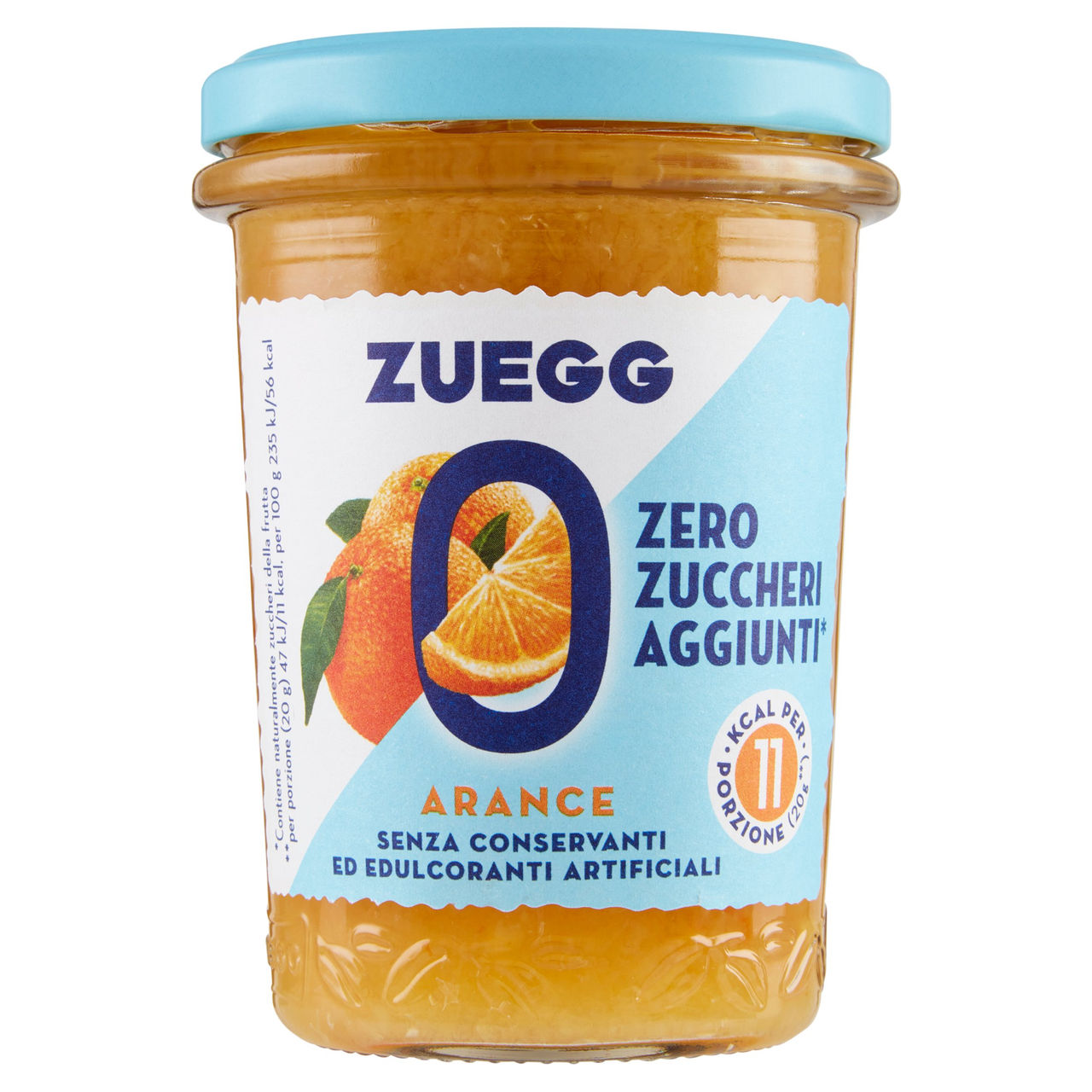 Zuegg Zero Zuccheri Aggiunti* Arance 220 g