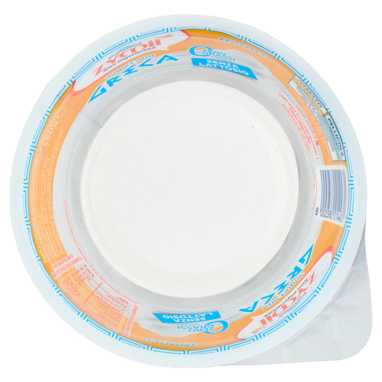 ZYMIL Alta Digeribilità Senza Lattosio Yogurt alla Greca Zero Grassi Bianco 150g