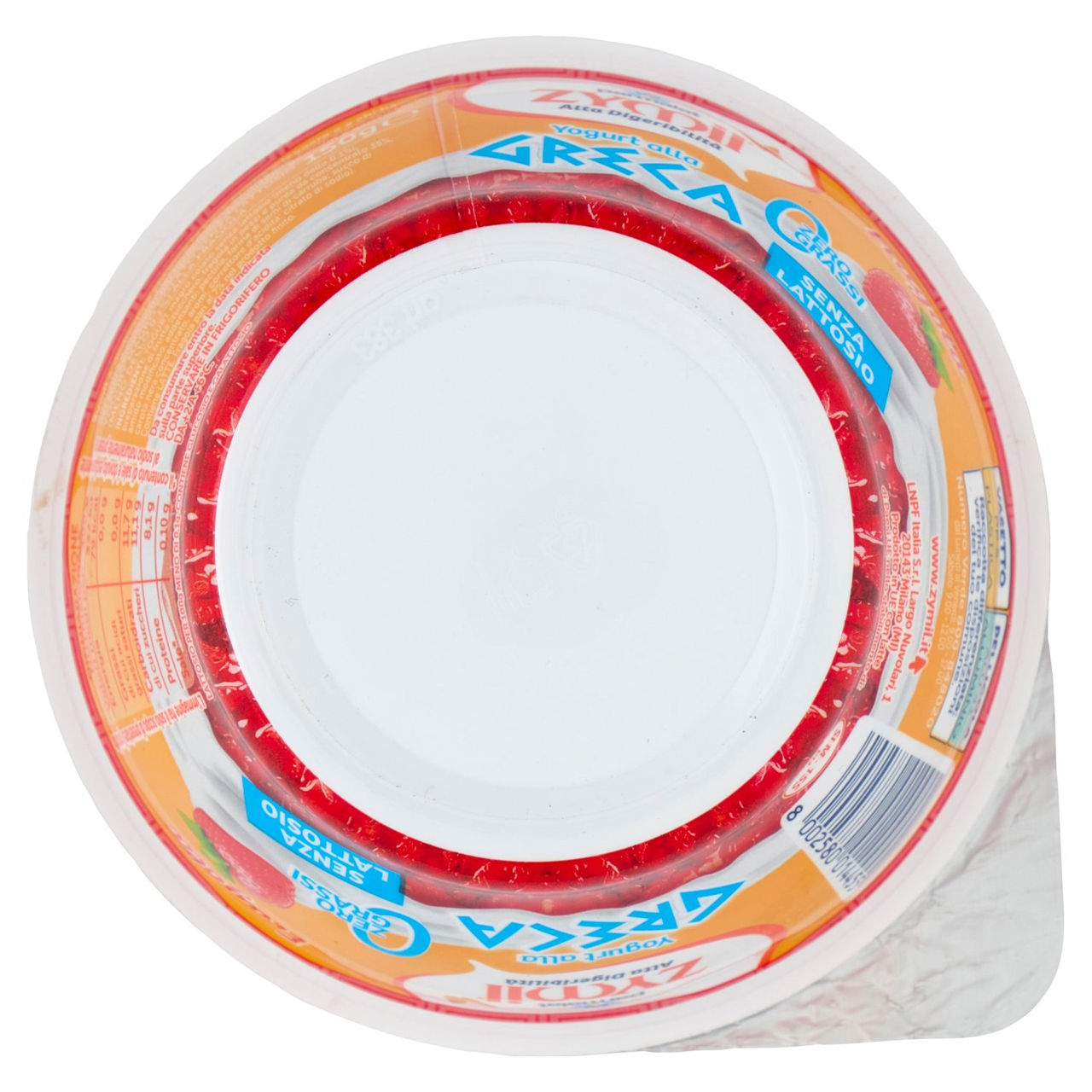 ZYMIL Alta Digeribilità Senza Lattosio Yogurt alla Greca Zero Grassi Fragola 150g