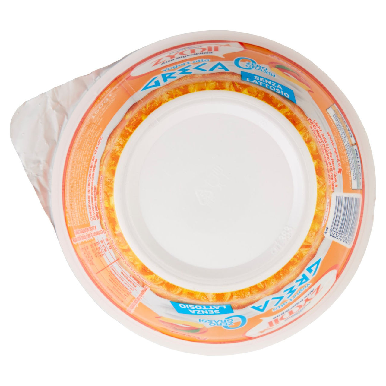 ZYMIL Alta Digeribilità Senza Lattosio Yogurt alla Greca Zero Grassi Pesca 150g
