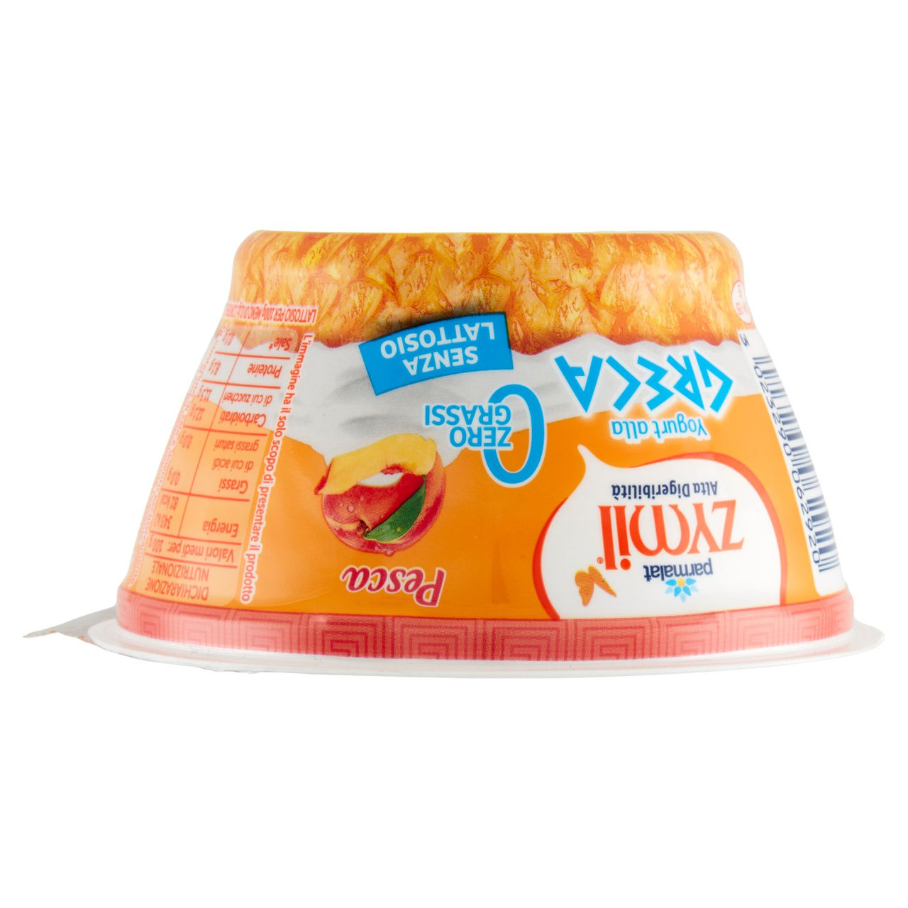 ZYMIL Alta Digeribilità Senza Lattosio Yogurt alla Greca Zero Grassi Pesca 150g